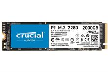 حافظه SSD اینترنال کروشال مدل P2 NVMe PCIe M.2 2280 ظرفیت 2 ترابایت